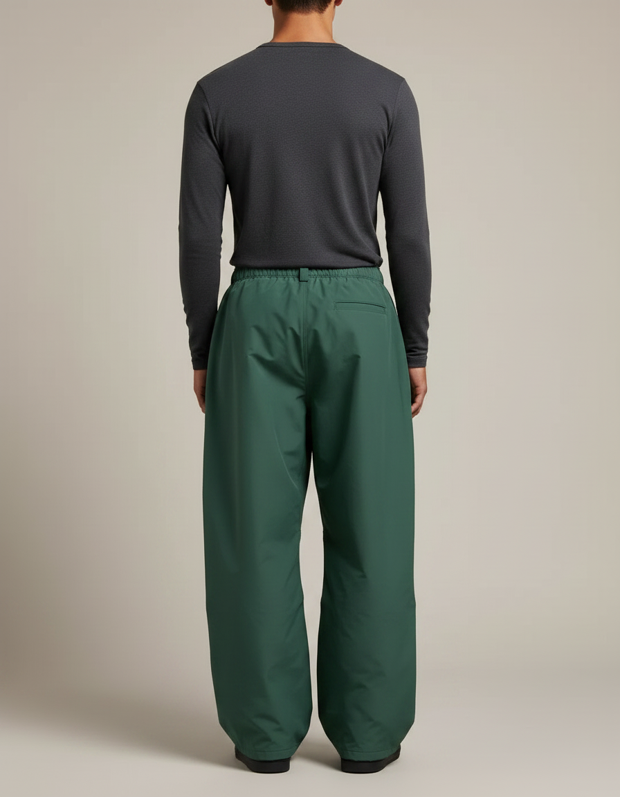 Pantalon De Pluie Homme Grande Taille - Vert Polyester - vue 2