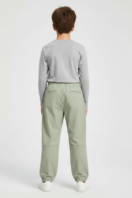 Pantalon De Pluie Vert Ample Imperméable Enfant Sport - Polyester - vue 2