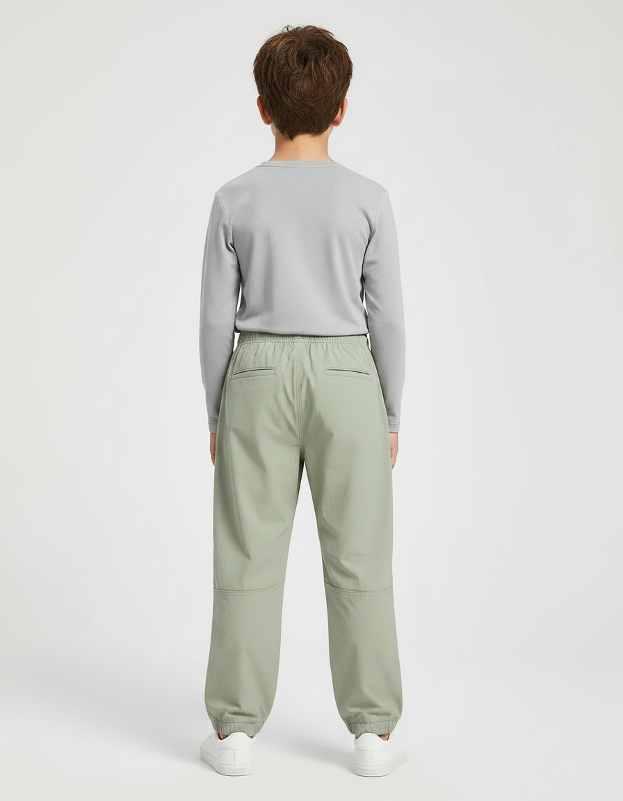 Pantalon De Pluie Vert Ample Imperméable Enfant Sport - Polyester - vue 2