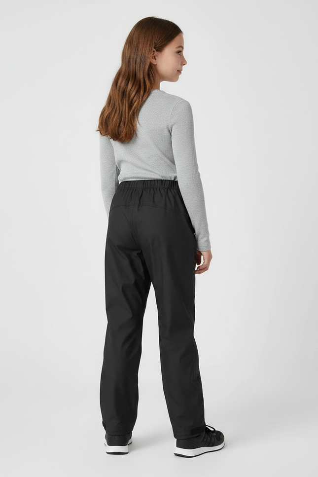 Pantalon De Pluie Noir Imperméable Classique Enfant - Polyester - vue 2
