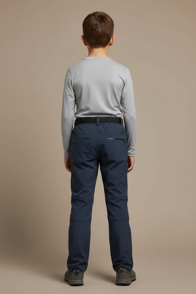 Pantalon De Pluie Enfant Imperméable Bleu Marine Ajustable Sportif - Polyester - vue 2