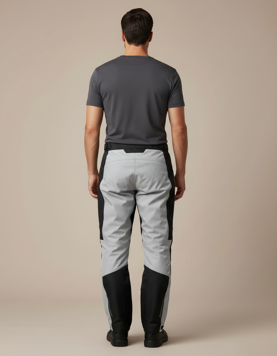 Pantalon Pluie Moto Gore Tex - Gris Polyester - vue 2
