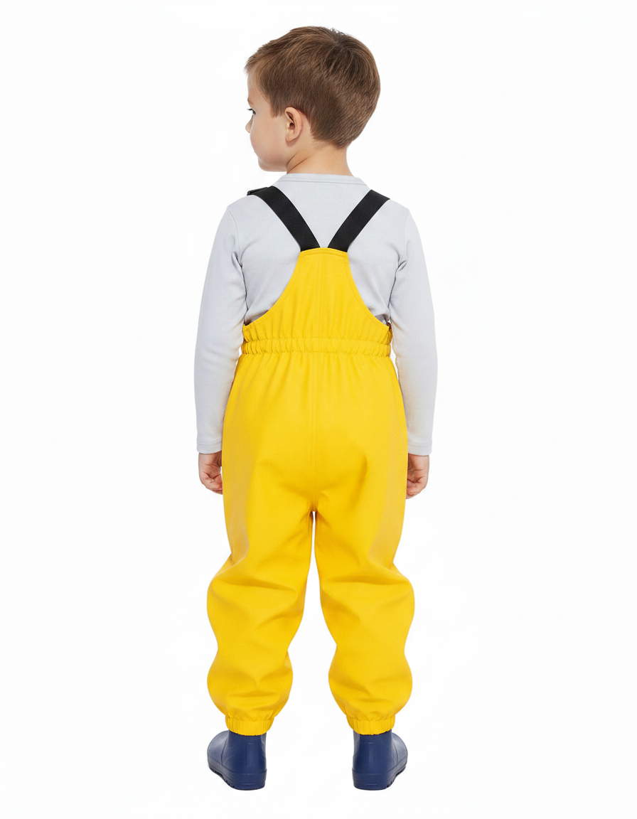 Pantalon De Pluie De Chasse - Jaune Polyester - vue 2