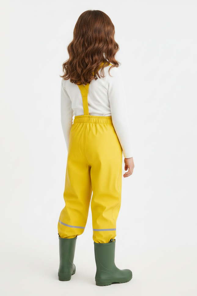Pantalon Pluie Jaune - Polyester - vue 2