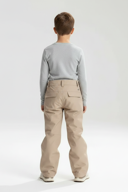 Pantalon De Pluie Beige Imperméable Enfant Ski - Polyester - vue 2
