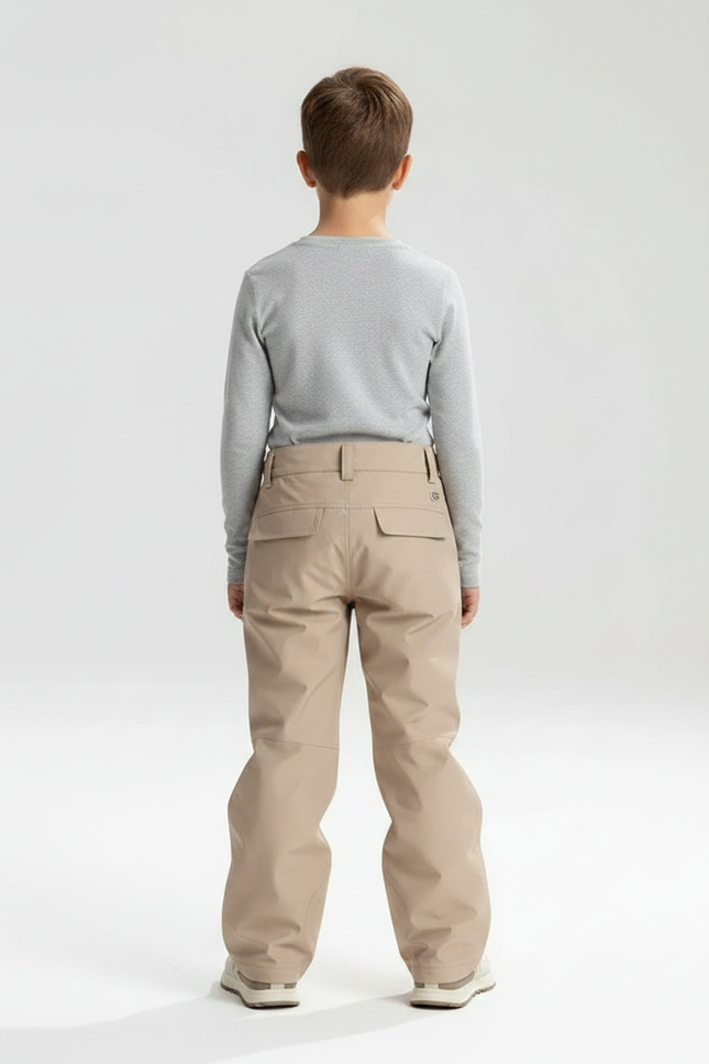 Pantalon De Pluie Beige Imperméable Enfant Ski - Polyester - vue 2