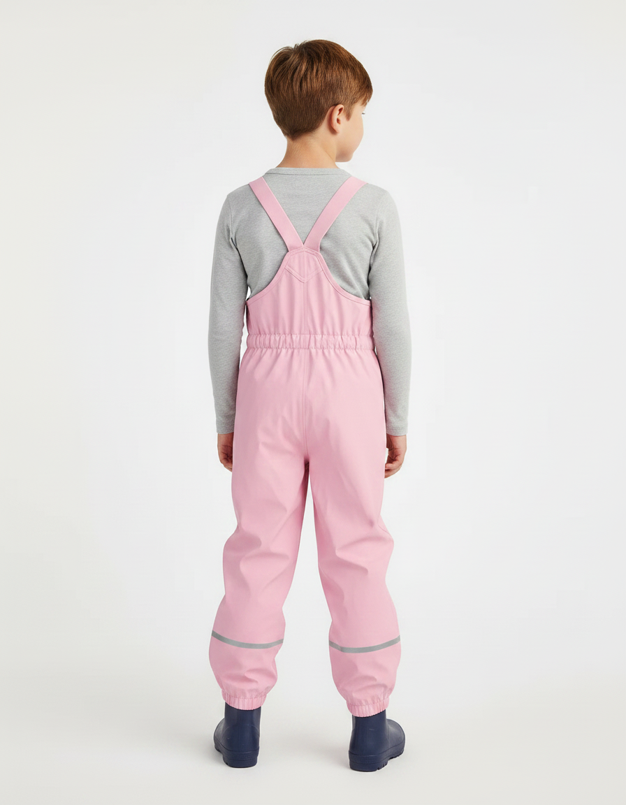 Pantalon De Pluie Ecde - Rose Polyester - vue 2