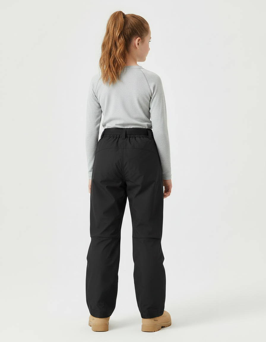 Pantalon De Pluie Noir Ample Imperméable Enfant Sport - Polyester - vue 2
