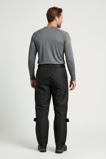 Pantalon De Pluie Travail - Noir Polyester - vue 2
