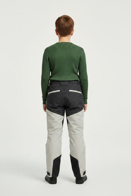 Pantalon Pluie Trail - Gris Polyester - vue 2