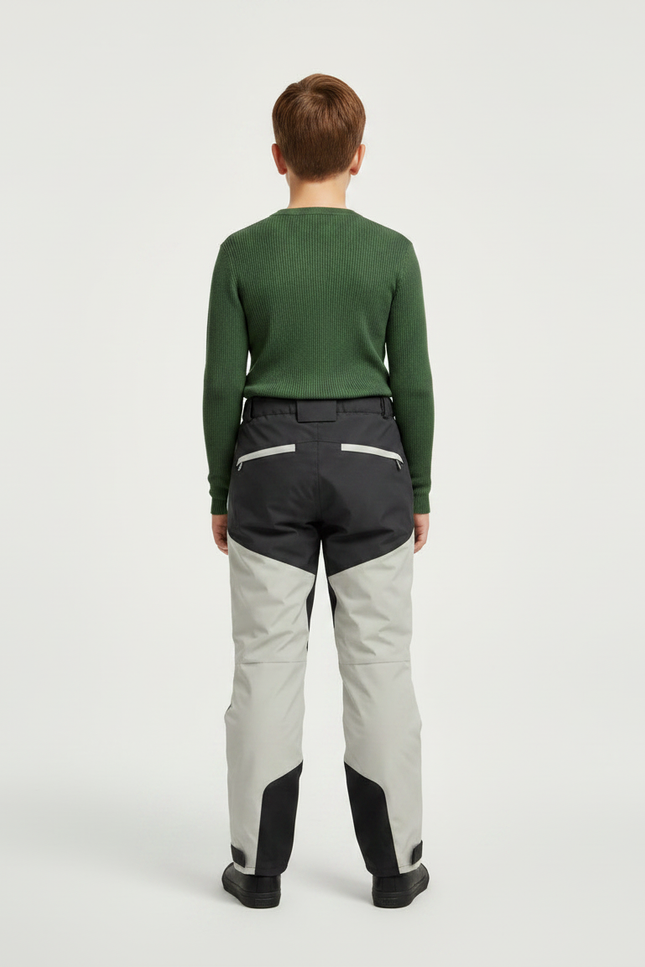 Pantalon Pluie Trail - Gris Polyester - vue 2