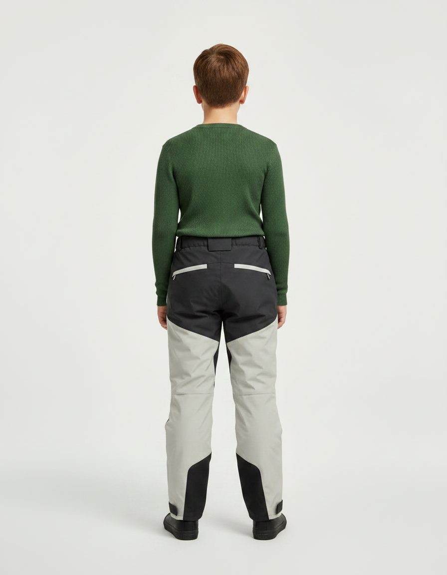 Pantalon Pluie Trail - Gris Polyester - vue 2