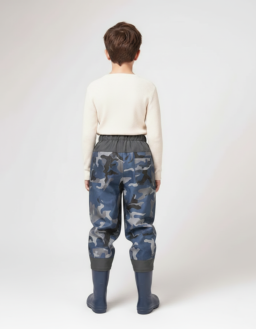 Pantalon De Pluie Militaire - Bleu Polyester - vue 2