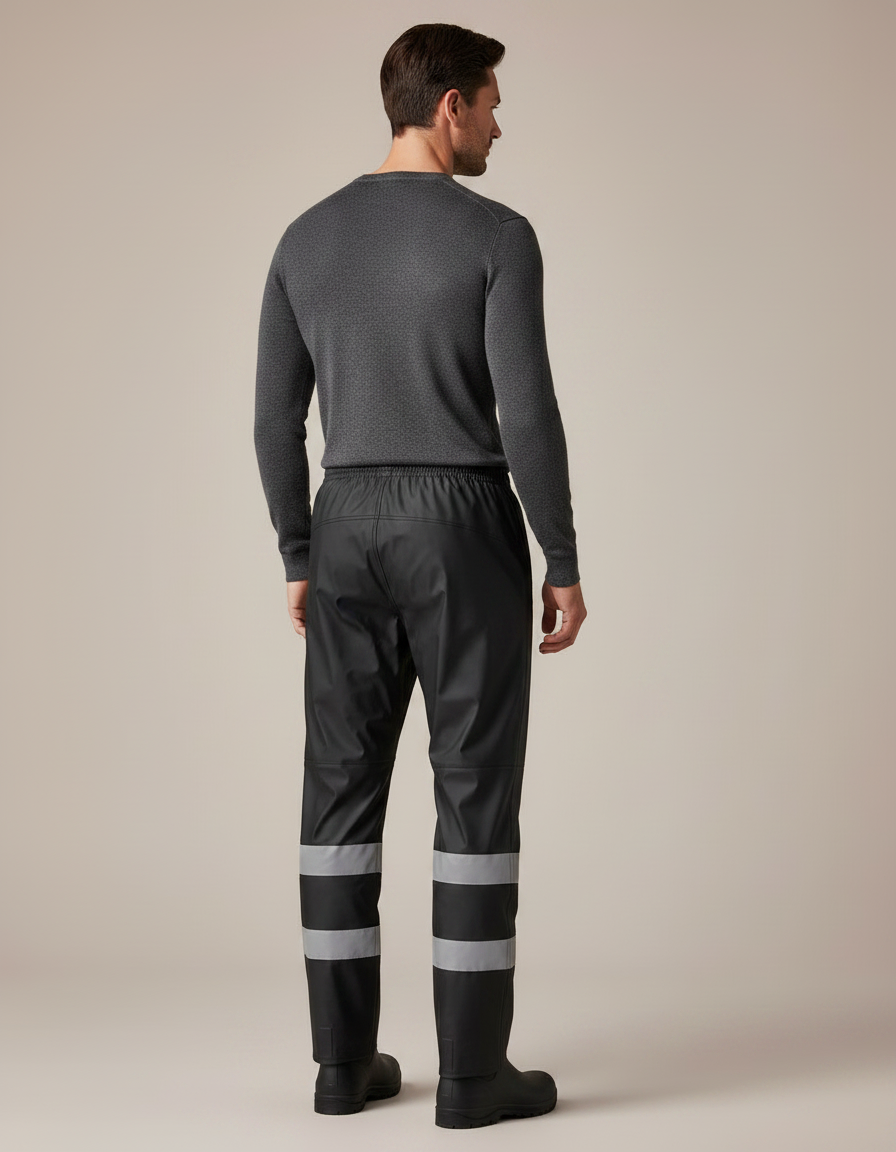 Pantalon De Pluie 114d - Noir Polyester - vue 2