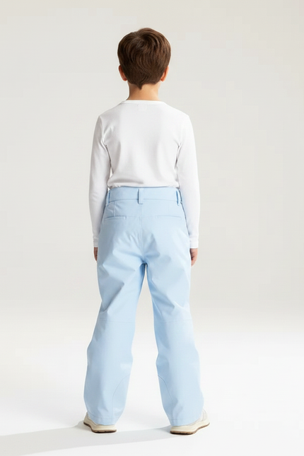 Pantalon De Pluie Bleu Clair Imperméable Enfant Ski - Polyester - vue 2