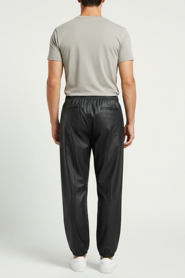 Pantalon De Pluie Noir Ample Imperméable Homme Décontracté - Polyester - vue 2