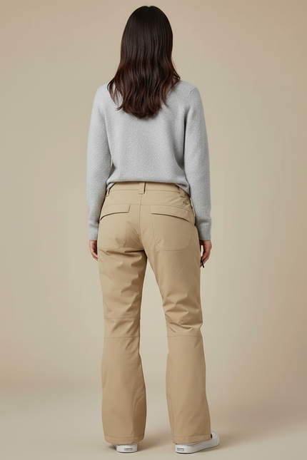 Pantalon De Pluie Beige Ample Imperméable Femme Ski - Polyester - vue 2