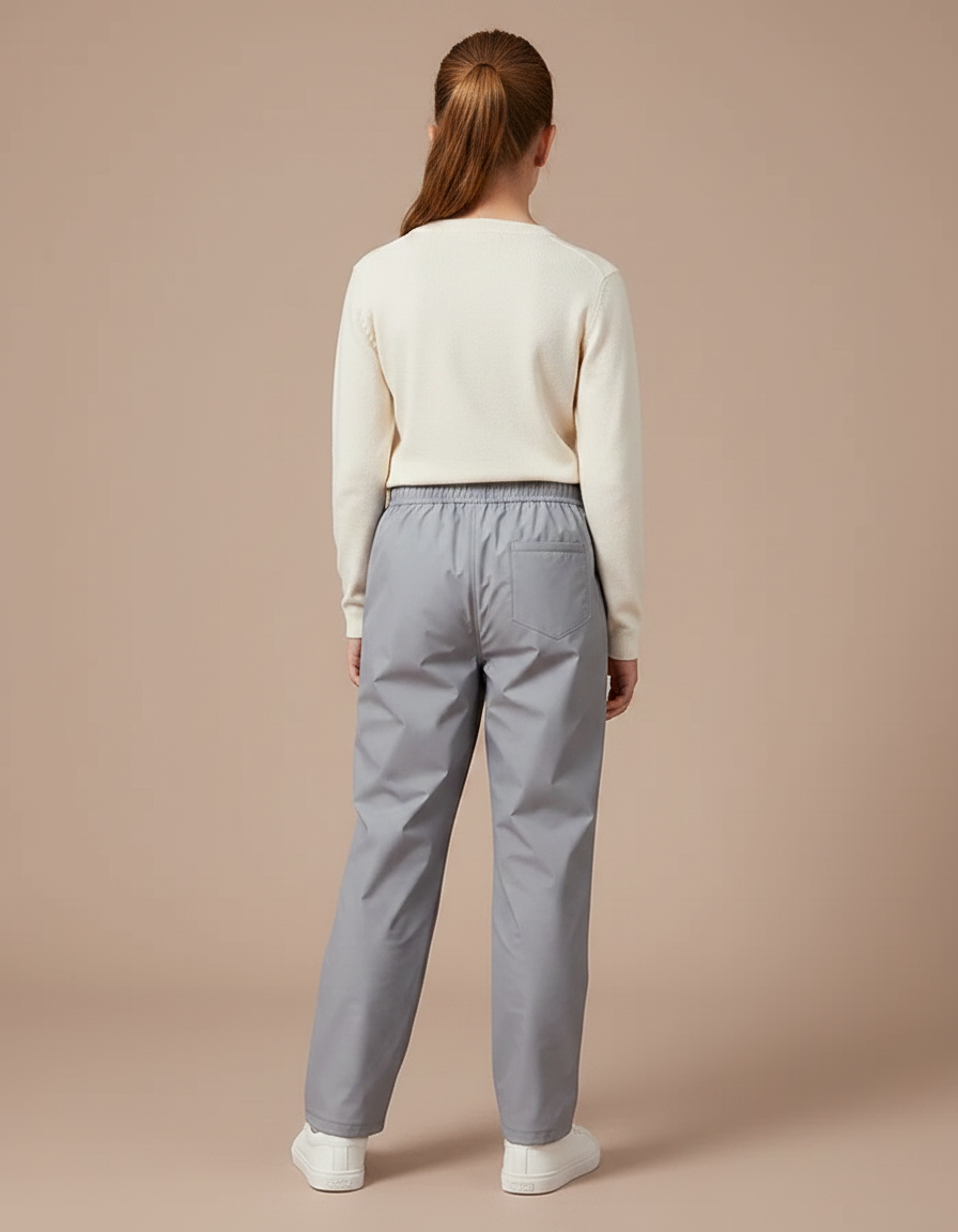 Pantalon De Pluie 6b73 - Gris Polyester - vue 2