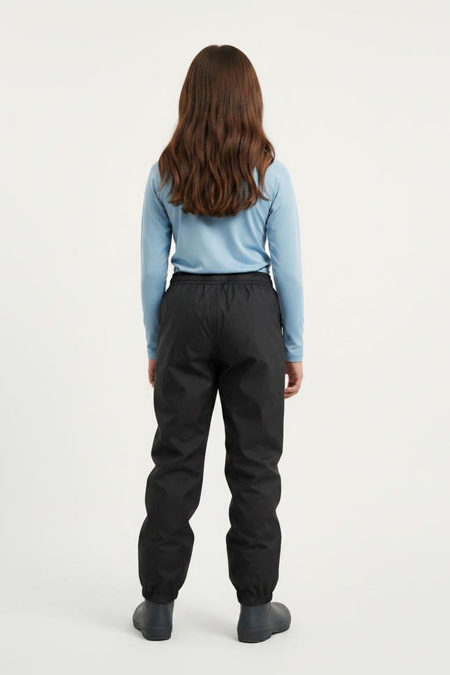 Pantalon De Pluie Noir Imperméblable Ample Enfant - Polyester - vue 2