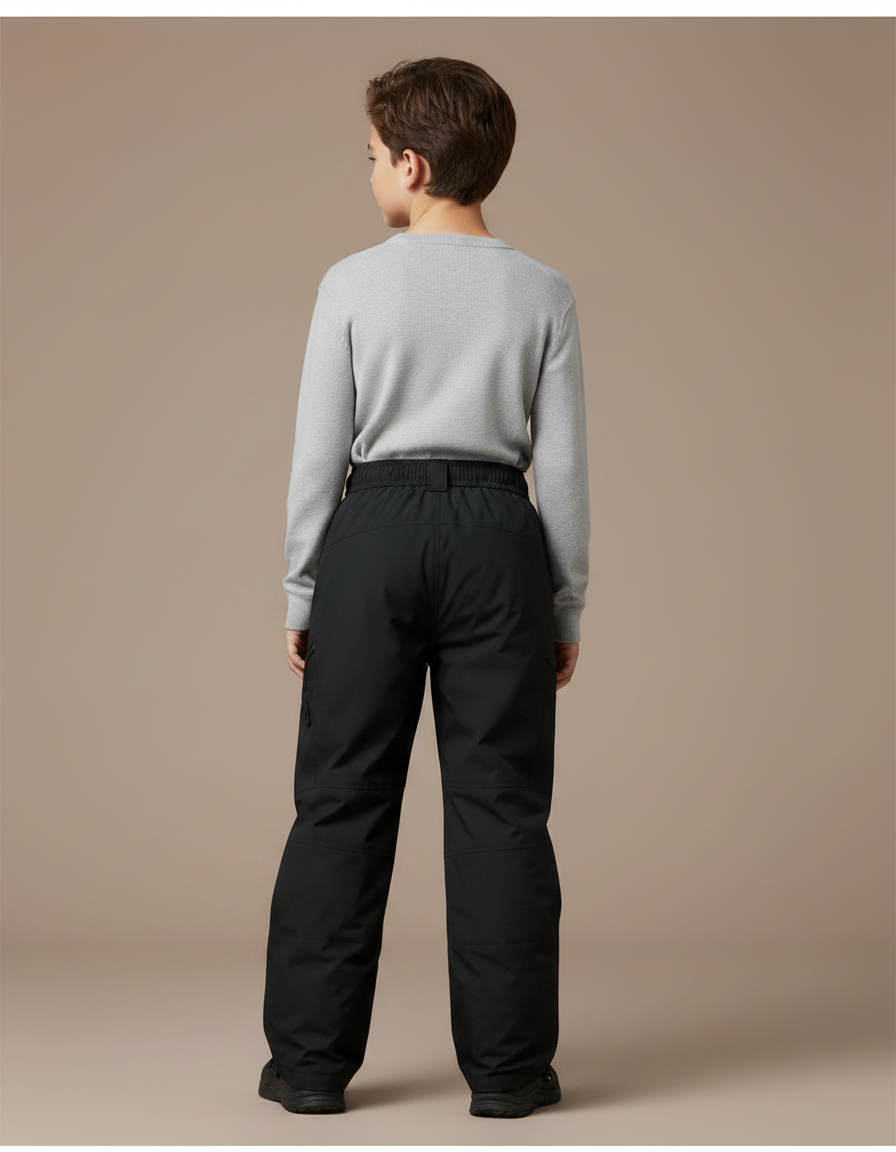 Pantalon De Pluie Noir Ample Imperméable Enfant - Polyester - vue 2