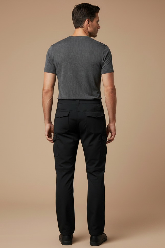 Pantalon De Pluie Noir Cargo Imperméable Homme Décontracté - Polyester - vue 2
