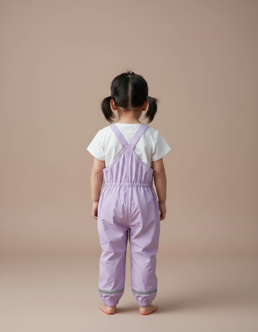 Pantalon De Pluie Ultra Léger - Violet Polyester - vue 2