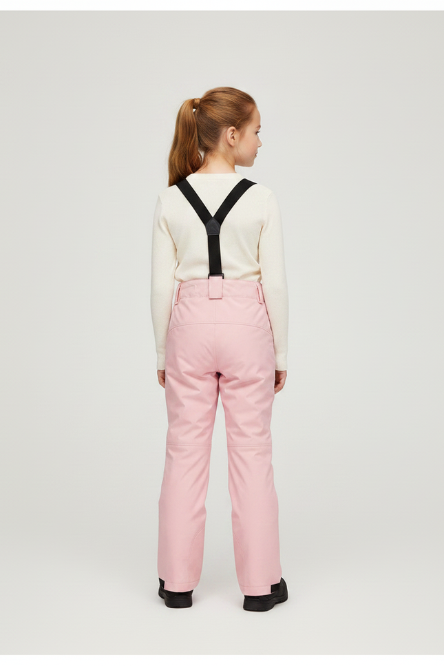 Pantalon De Pluie Rose Imperméable Enfant Ski Hiver - Polyester - vue 2