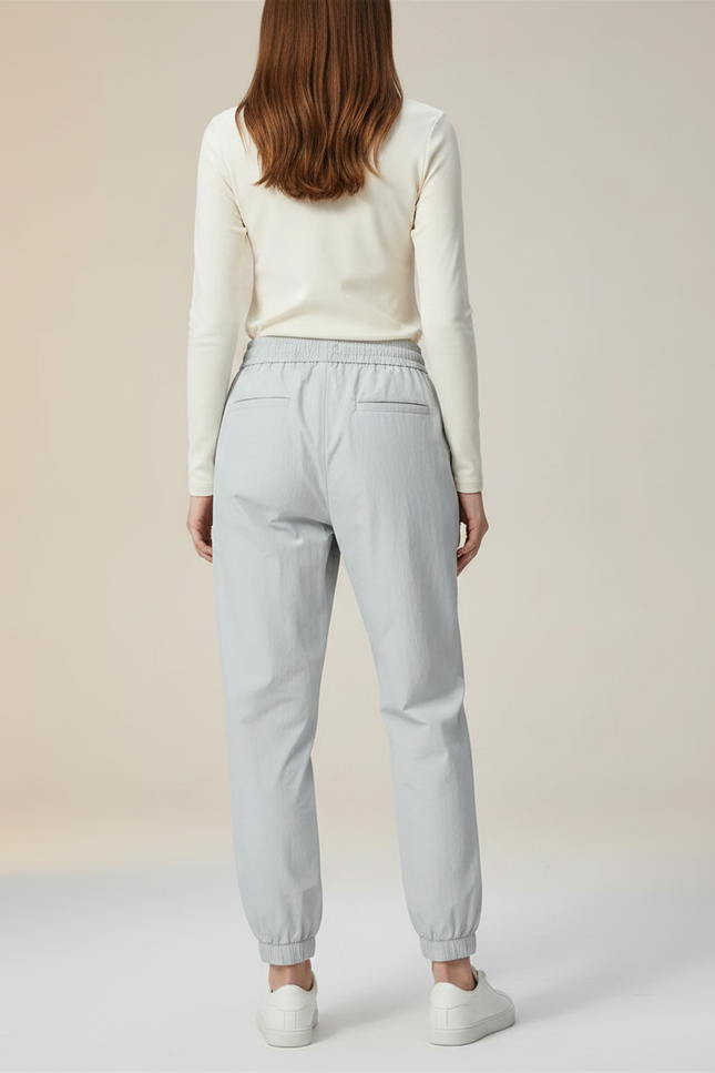 Pantalon De Pluie Gris Clair Cargo Sportif Femme - Polyester - vue 2