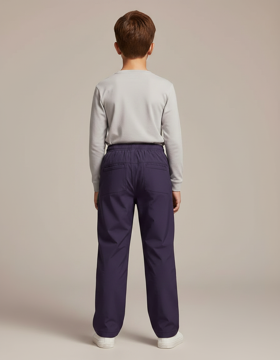 Pantalon De Pluie Violet Ample Fonctionnel Enfant - Polyester - vue 2