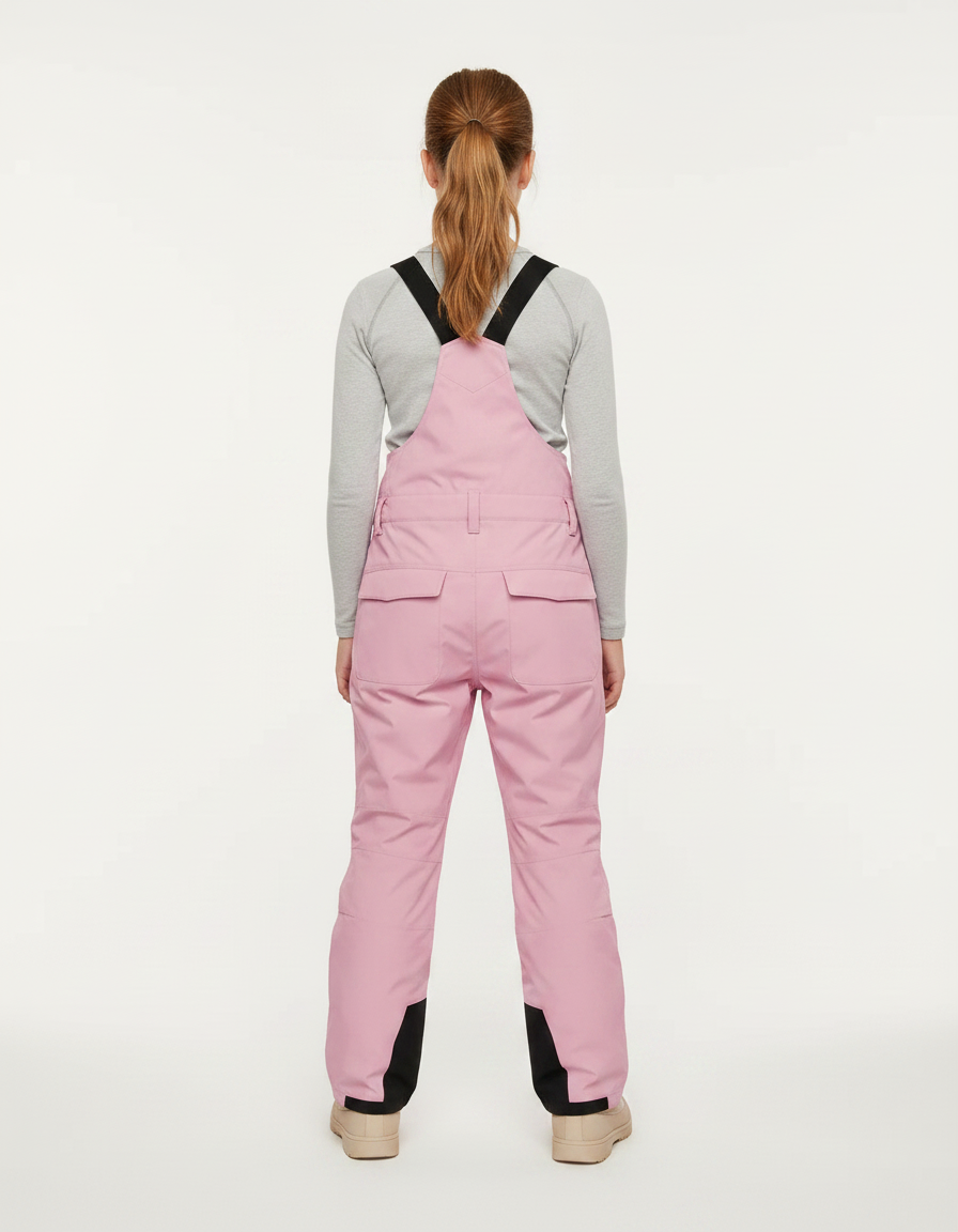 Pantalon De Pluie Rose Salopette Imperméable Enfant Hiver - Polyester - vue 2
