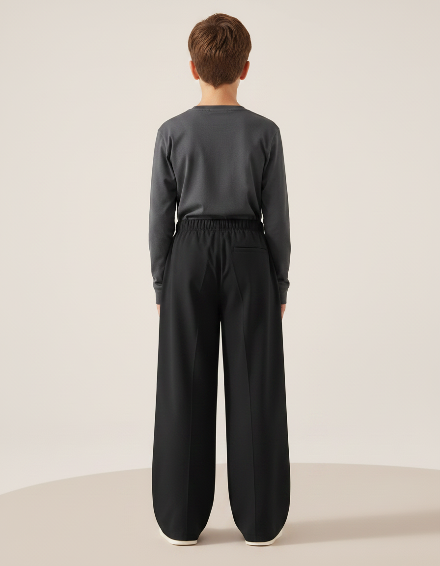 Pantalon De Pluie Noir Ample Imperméable Enfant Léger - Polyester - vue 2