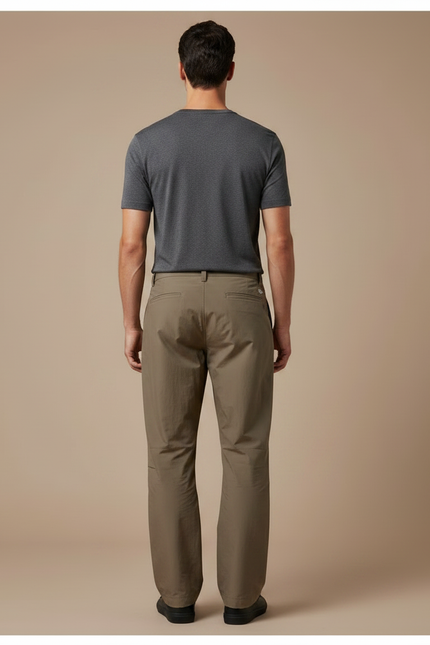 Pantalon De Pluie Kaki Imperméable Décontracté Homme Randonnée - Polyester - vue 2