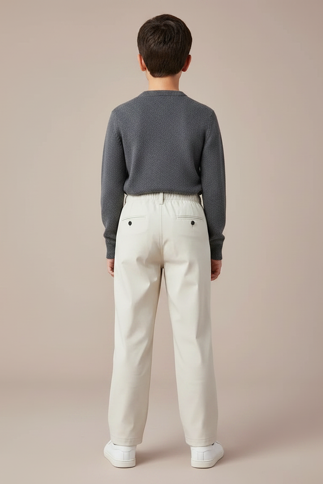 Pantalon De Pluie Beige Ample Imperméable Enfant Décontracté - Polyester - vue 2