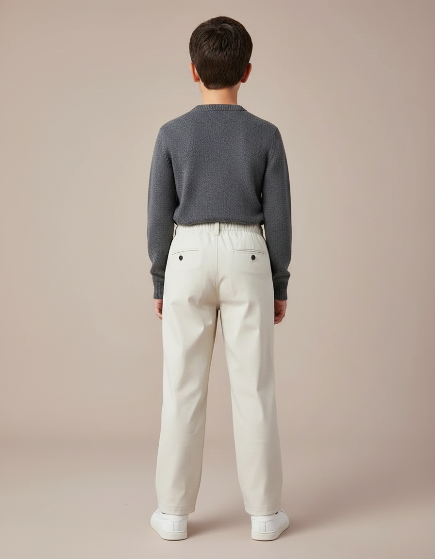 Pantalon De Pluie Beige Ample Imperméable Enfant Décontracté - Polyester - vue 2