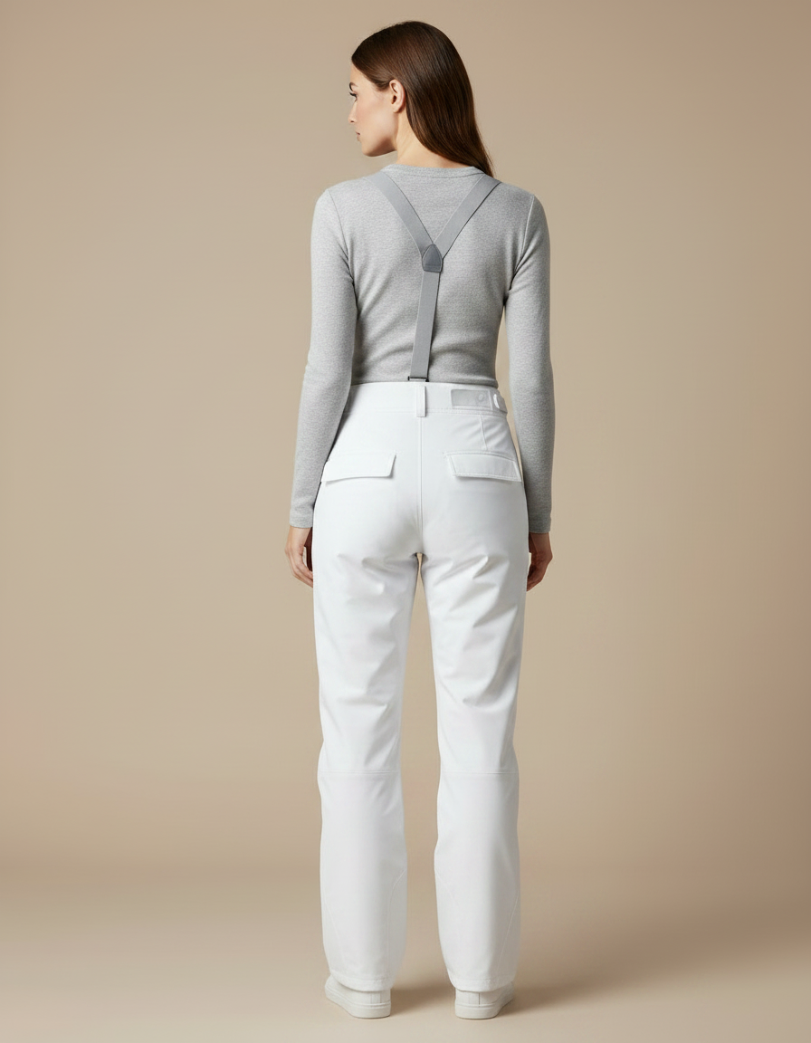 Pantalon De Pluie Ff3c - Blanc Polyester - vue 2