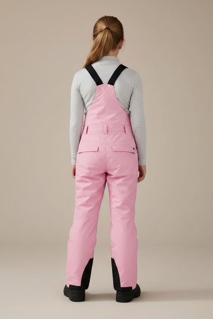 Pantalon De Pluie Rose Imperméable Salopette Enfant Ski - Polyester - vue 2