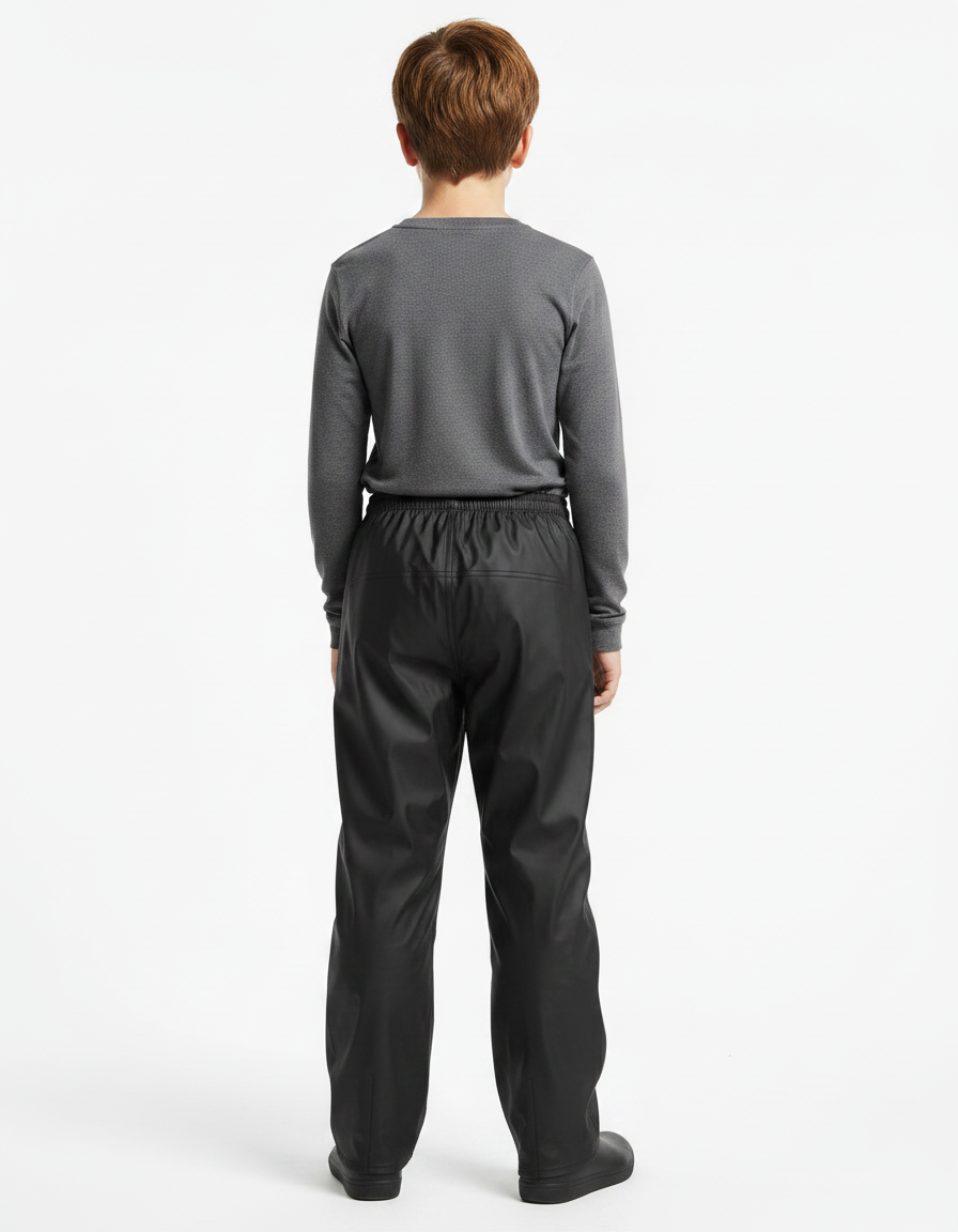 Pantalon De Pluie Chasse - Noir Polyester - vue 2