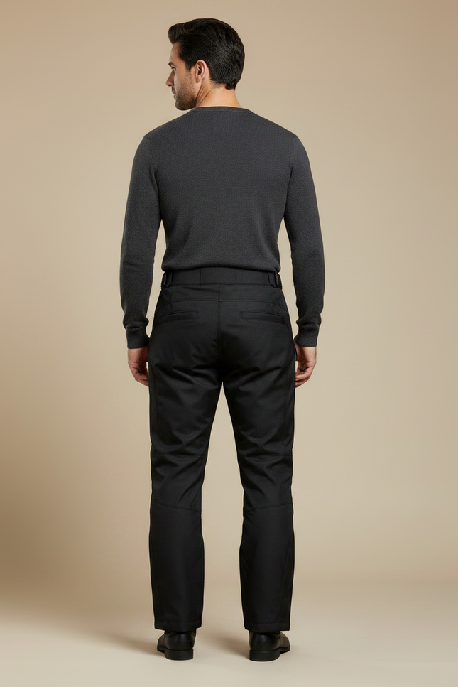 Pantalon De Pluie Noir Réfléchissant Moto Homme - Polyester - vue 2