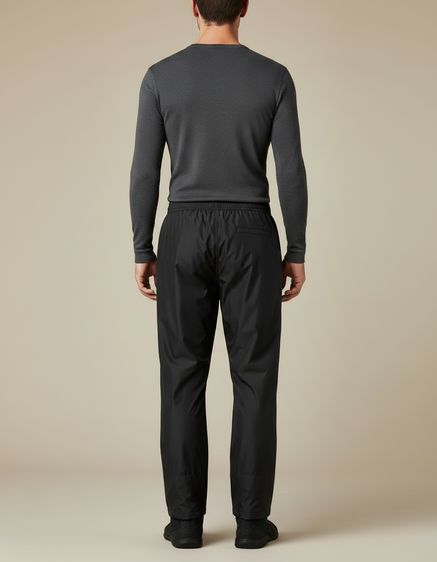 Pantalon De Pluie Équitation - Noir Polyester - vue 2
