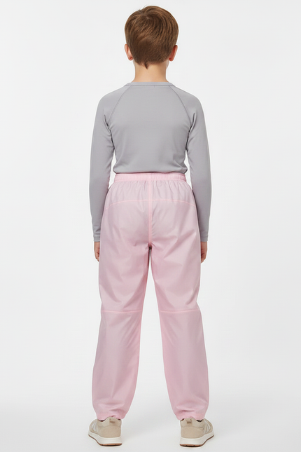 Pantalon De Pluie Rose Imperméable Ample Léger Enfant - Polyester - vue 2