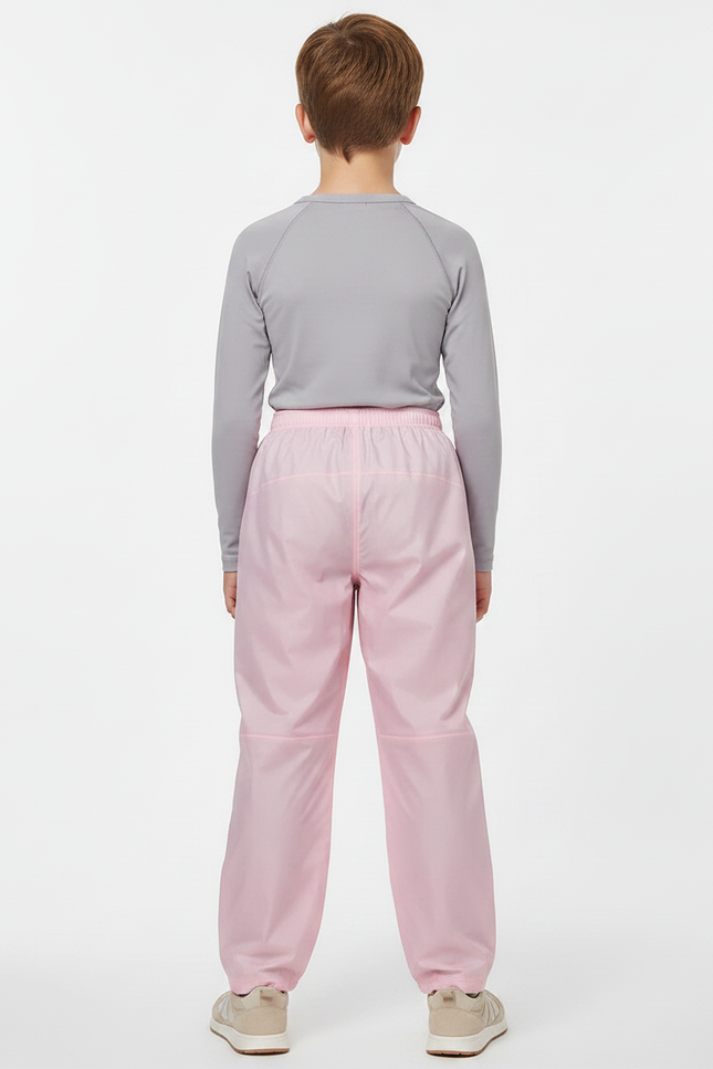 Pantalon De Pluie Rose Imperméable Ample Léger Enfant - Polyester - vue 2