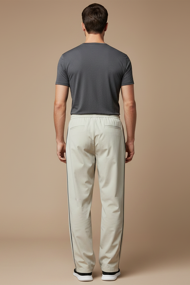 Pantalon De Pluie Beige Ample Imperméable Décontracté Homme - Polyester - vue 2