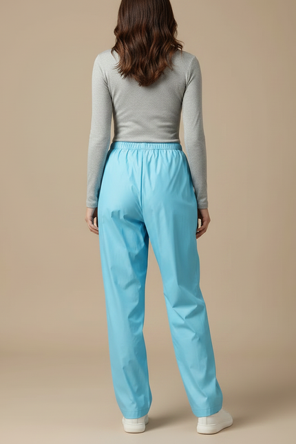 Pantalon De Pluie Bleu Ciel Imperméable Ample Unisexe Léger - Polyester - vue 2