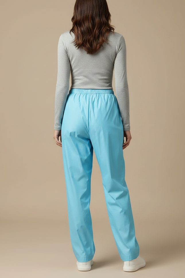 Pantalon De Pluie Bleu Ciel Imperméable Ample Unisexe Léger - Polyester - vue 2