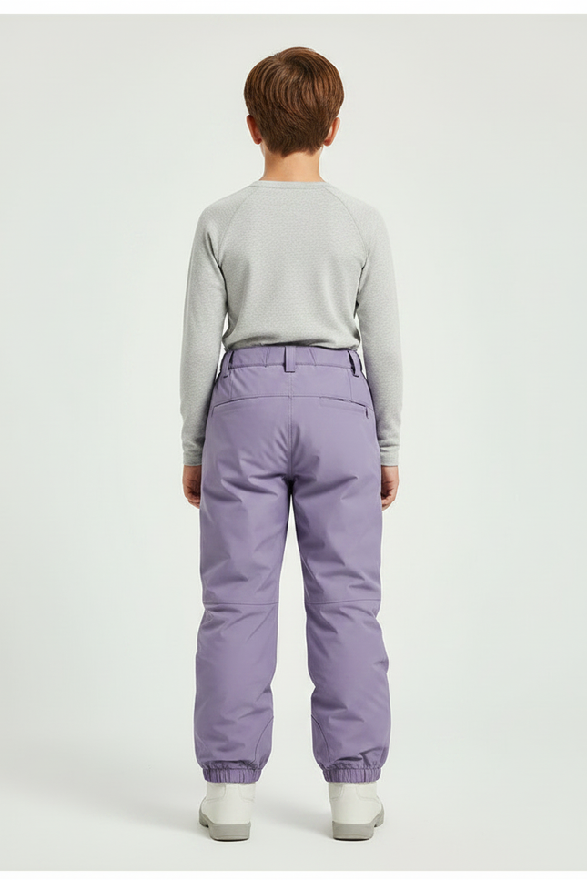 Pantalon De Pluie Violet Imperméable Enfant Ski Hiver - Polyester - vue 2