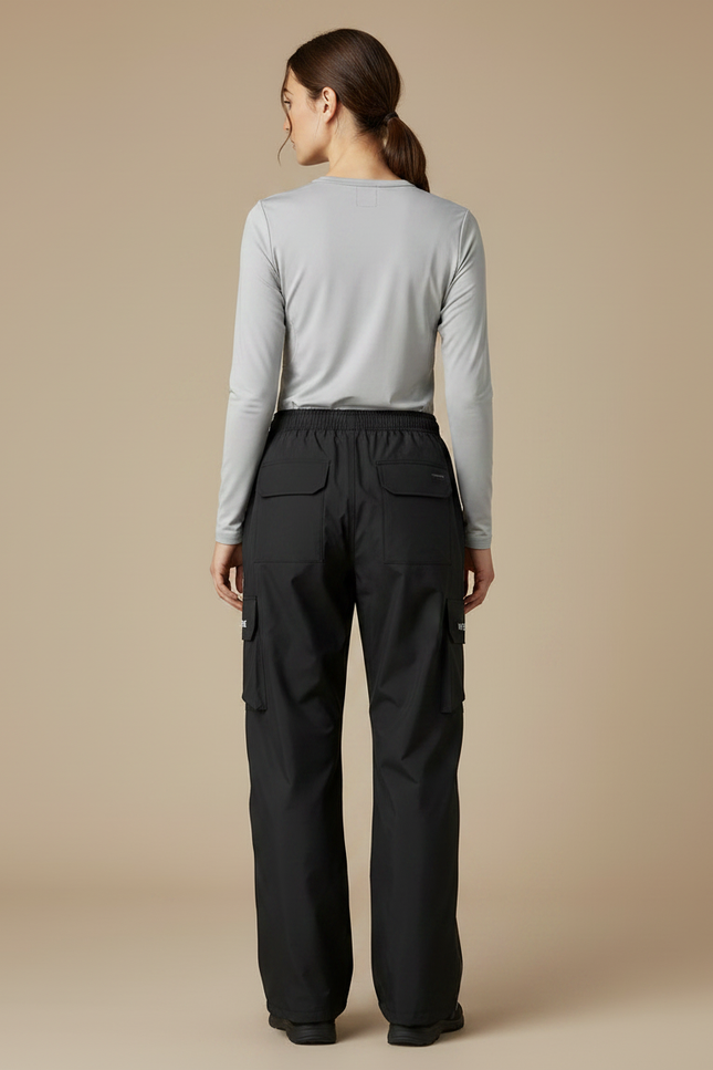 Pantalon De Pluie Scooter - Noir Polyester - vue 2