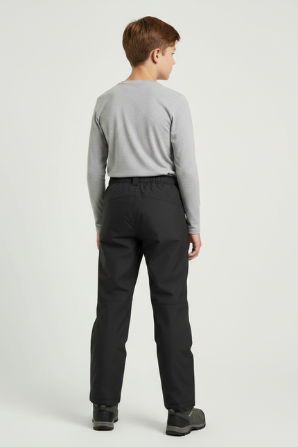 Pantalon De Pluie Noir Imperméable Enfant Droit Résistant - Polyester - vue 2