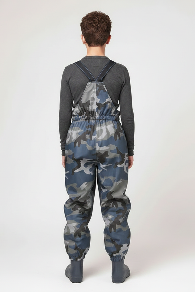 Pantalon Pluie Camouflage - Multicolore Polyester - vue 2