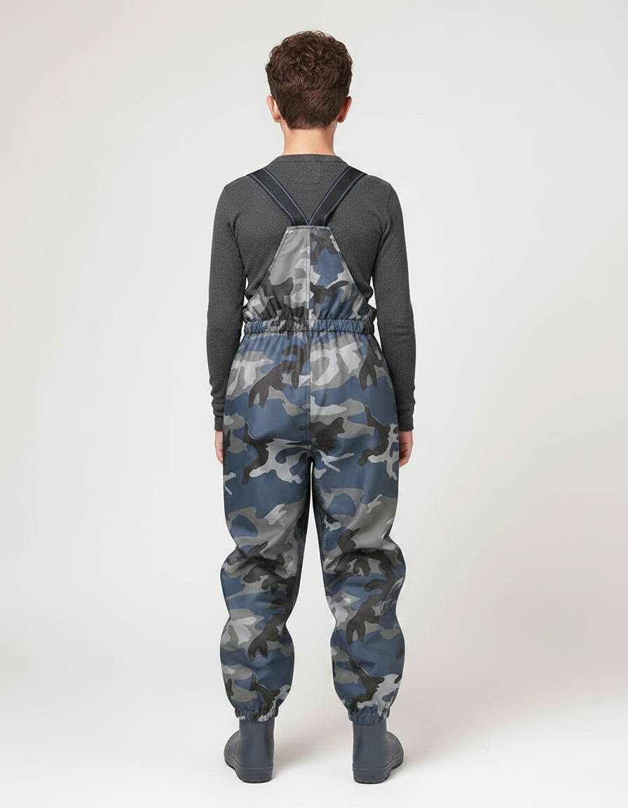 Pantalon Pluie Camouflage - Multicolore Polyester - vue 2
