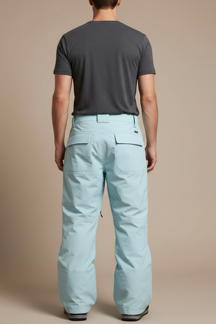 Pantalon De Pluie Bleu Clair Ample Imperméable Homme Sport - Polyester - vue 2